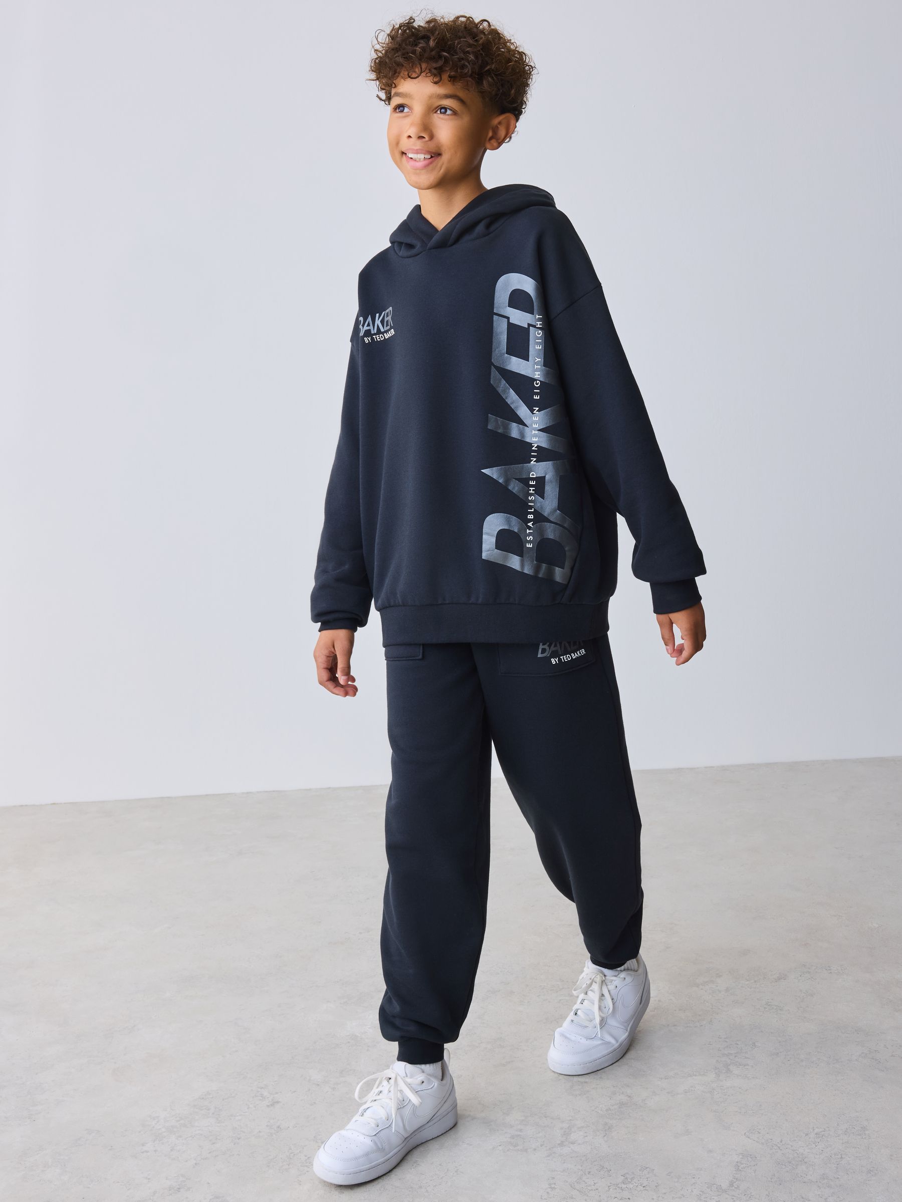 Buy Baker by Ted Baker Oversized Graphic Hoodie and Joggers Set