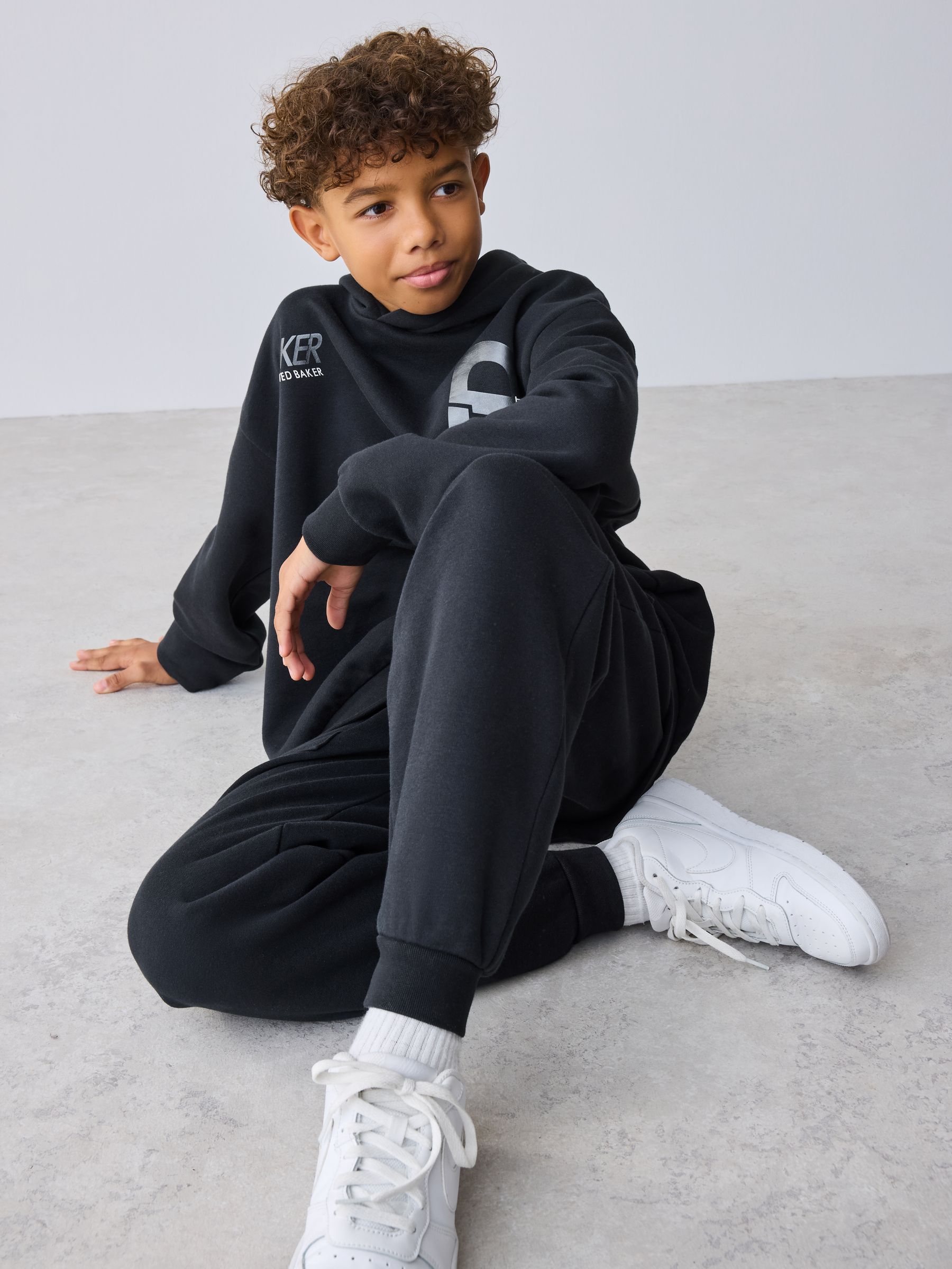 Buy Baker by Ted Baker Oversized Graphic Hoodie and Joggers Set