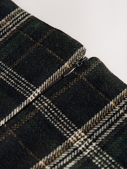 Green/Black Check Brushed Mini Skirt - Image 3 of 3