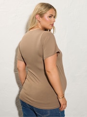Top  wrap para maternidade Yours Curve - Imagem 3 de 5