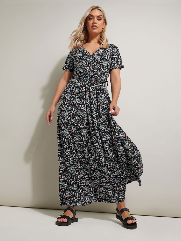 Vestido con diseño cruzado de Yours Curve - Imagen 1 de 5 Vestido con diseño cruzado de Yours Curve - Imagen 1 de 5