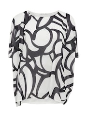 Yours Curve White London Cape Top - Image 5 of 5