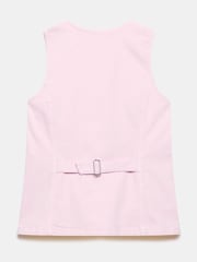 Mint Velvet Denim V-Neck Waistcoat - Imagen 8 de 8
