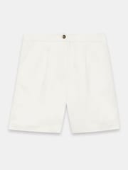 Mint Velvet White Blend Tailored Shorts - Image 5 of 6