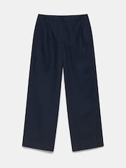 Mint Velvet – Hose mit weitem Bein aus einem Materialmix - Bild 5 von 7