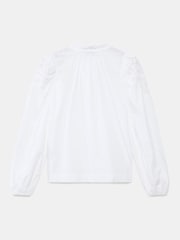 Mint Velvet White 100% Cotton Embroidered Blouse - Image 8 of 9