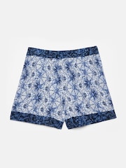 Mint Velvet Blue Printed Wrap Skort - Image 6 of 6