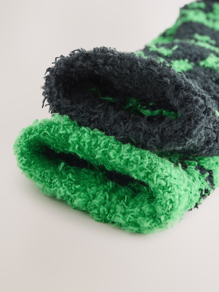 Minecraft Creeper License Character Cosy Socks 2 Pack - Image 4 of 4