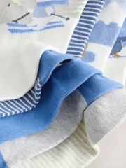 modra - Christmas Cotton Rich Socks 5 Pack - Slika 3 iz 3