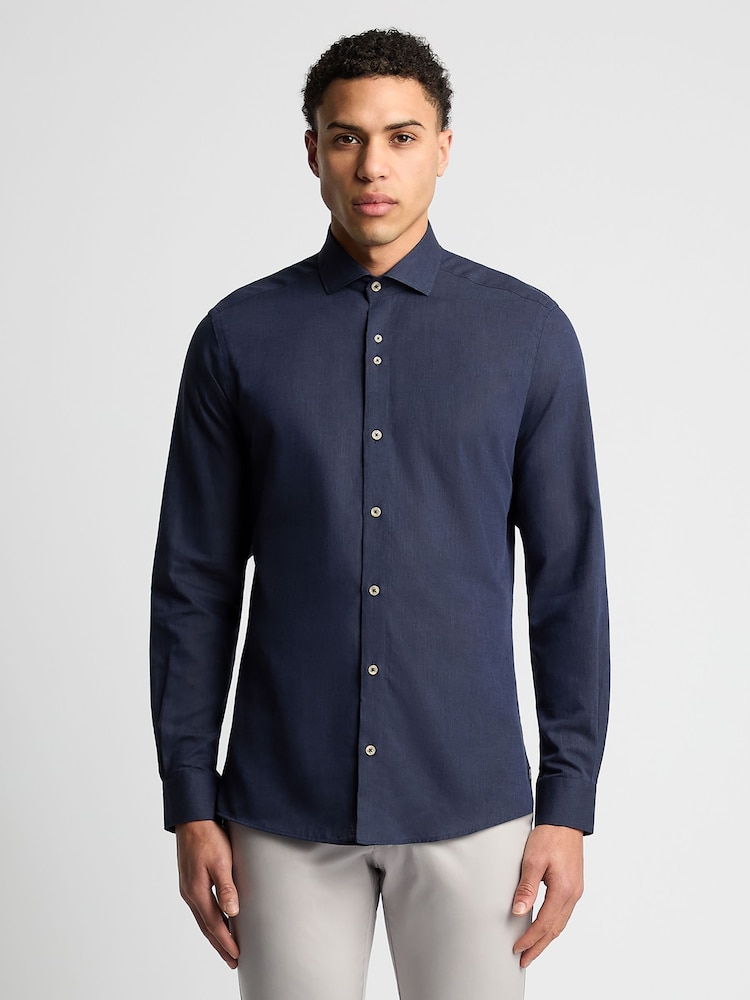 Azul - Camisas Remus Uomo Blend - Imagem 1 de 6
