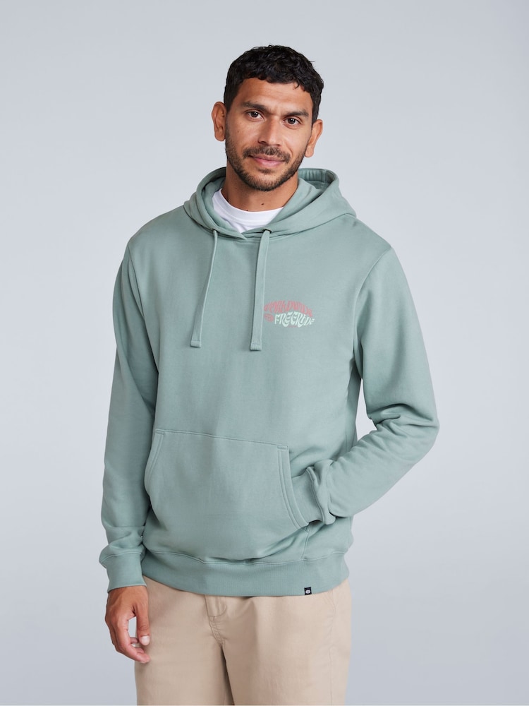 Animal Light Green Mens River Hoodie - Image 1 of 4