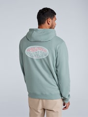 Animal Light Green Mens River Hoodie - Image 2 of 4