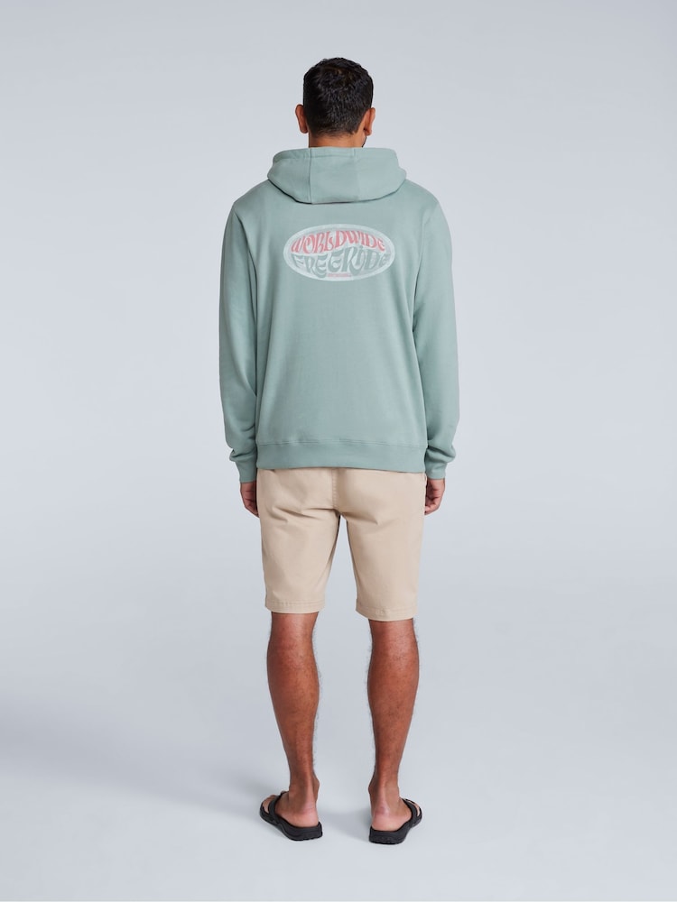 Verde claro - Animal Mens River Hoodie - Imagen 4 de 4 Verde claro - Animal Mens River Hoodie - Imagen 4 de 4