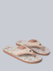 Animal Natural Mens Jekyl Flip Flops - Image 1 of 5