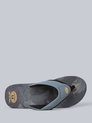 Animal Green Mens Jekyl Flip Flops - Image 2 of 5