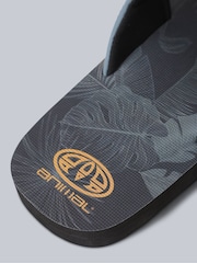 Animal Green Mens Jekyl Flip Flops - Image 5 of 5