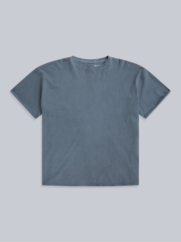 Animal Blue Oversized Womens Harper 100% Cotton T-Shirt - Image 1 of 4