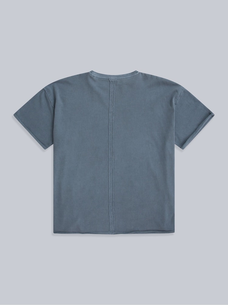Animal Blue Oversized Womens Harper 100% Cotton T-Shirt - Image 2 of 4