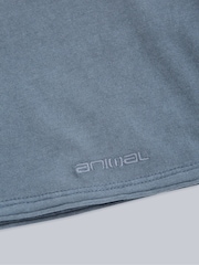 Animal Blue Oversized Womens Harper 100% Cotton T-Shirt - Image 4 of 4