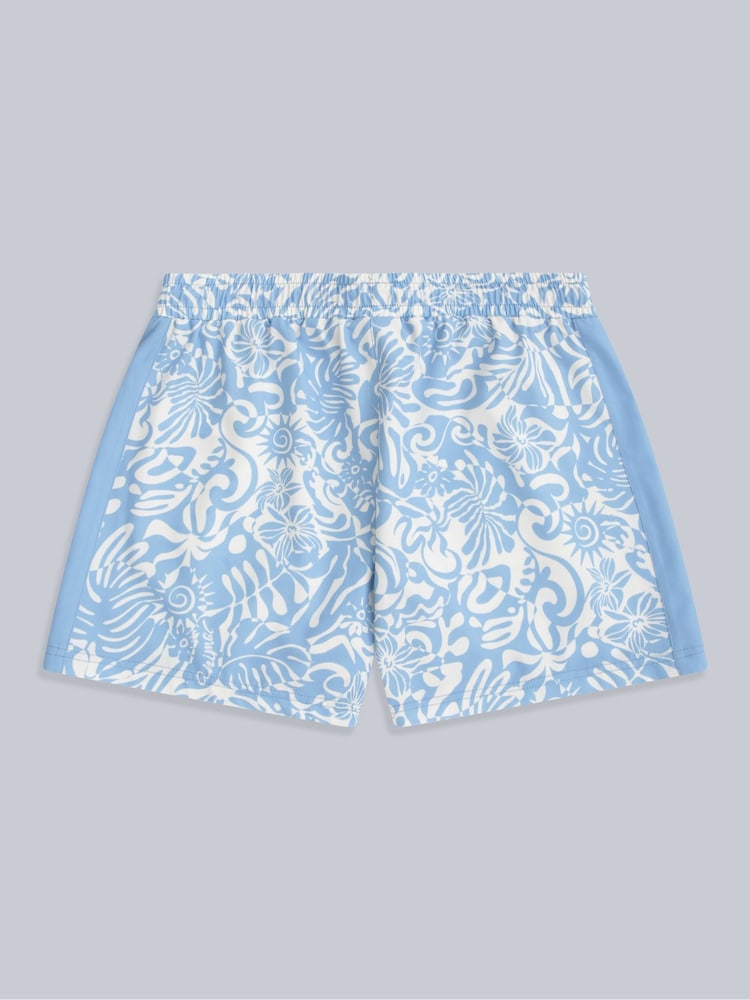 Animal Blue Freya Womens Printed Panel Quick Drying Boardshorts - Image 2 of 4