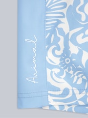 Animal Blue Freya Womens Printed Panel Quick Drying Boardshorts - Image 8 of 8