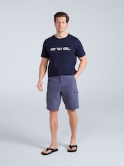 Animal Blue Mens 100% Cotton Atlantis Cargo Shorts - Image 3 of 9