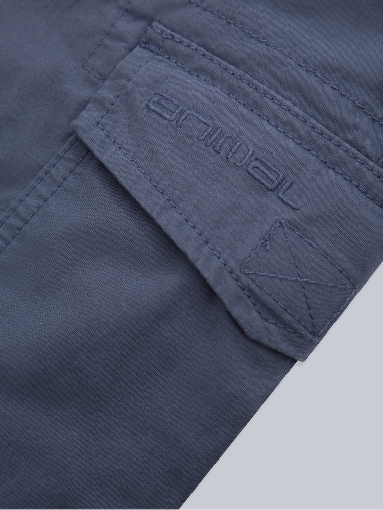 Animal Blue Mens 100% Cotton Atlantis Cargo Shorts - Image 9 of 9