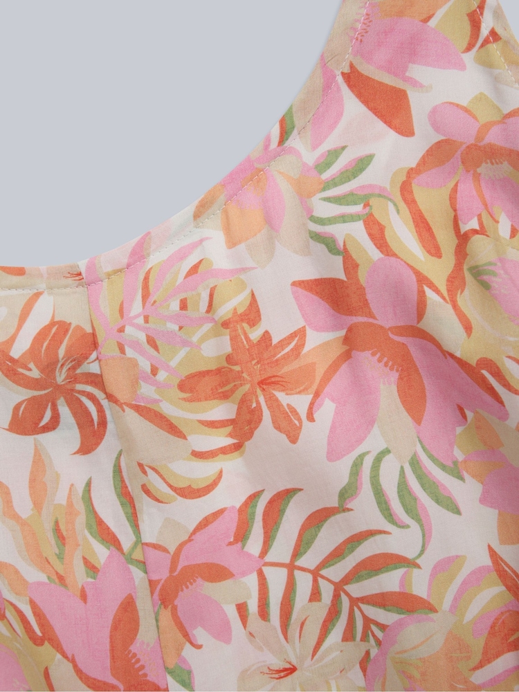 Animal Pink Womens Floral Print Playsuit - Image 3 of 3