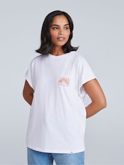 Animal White Womens Holly Logo 100% Cotton T-Shirt - Image 1 of 5