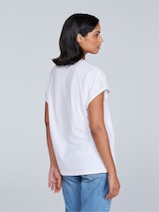 Animal White Womens Holly Logo 100% Cotton T-Shirt - Image 3 of 5