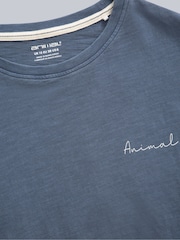 Animal Light Blue Womens Phoenix 100% Cotton T-Shirt - Image 3 of 6