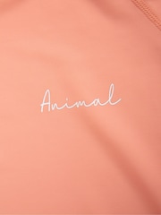 Animal Pink Womens Daisy Logo Quick Drying Rash Vest - Image 4 of 4