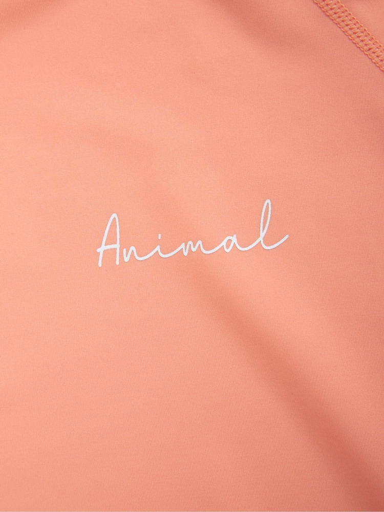Animal Pink Womens Daisy Logo Quick Drying Rash Vest - Image 4 of 4