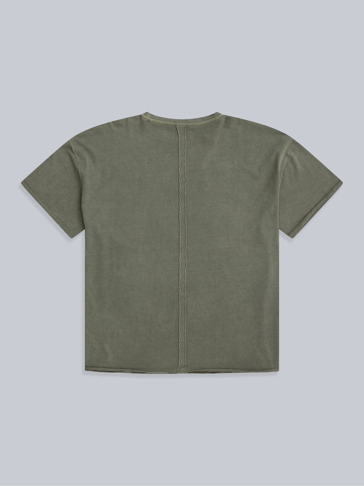 Animal Green Oversized Womens Harper 100% Cotton T-Shirt - Image 2 of 4