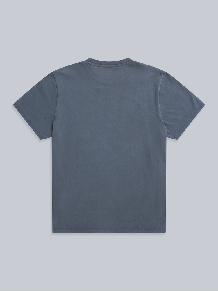 Animal Blue Mens Chase Relaxed 100% Cotton T-Shirt - Image 2 of 5