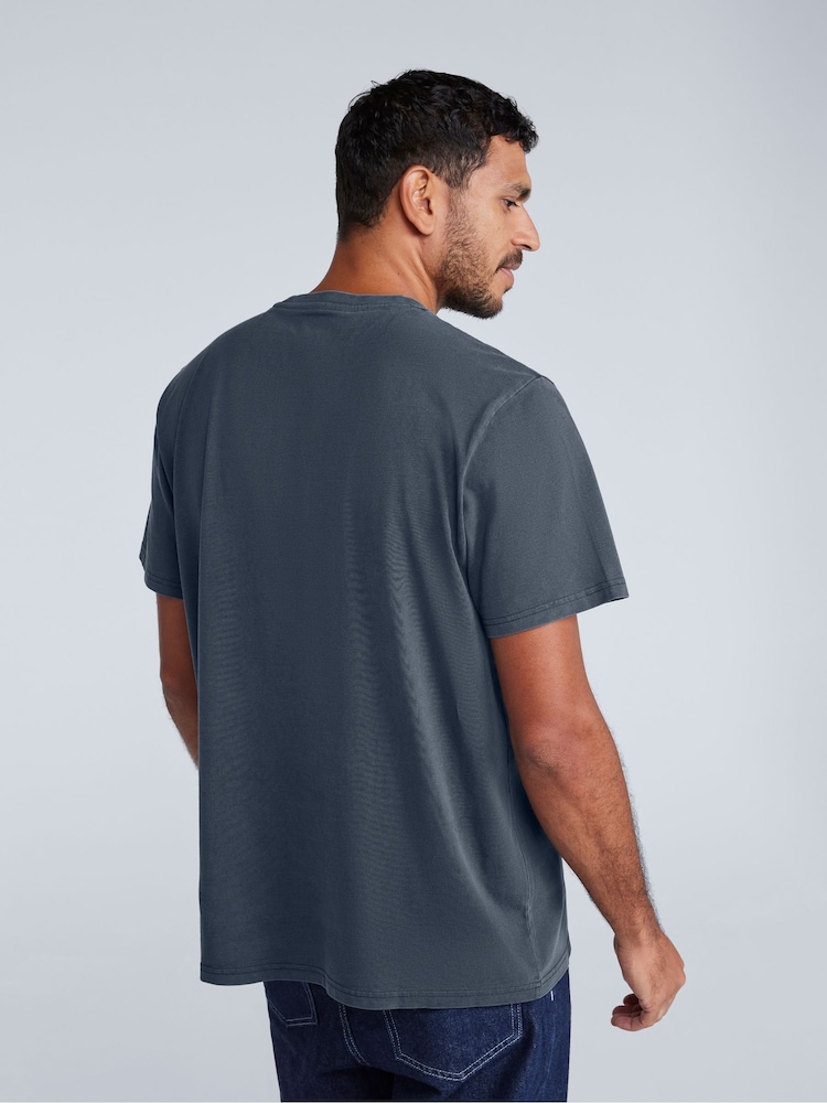 Animal Blue Mens Chase Relaxed 100% Cotton T-Shirt - Image 2 of 9 Animal Blue Mens Chase Relaxed 100% Cotton T-Shirt - Image 2 of 9