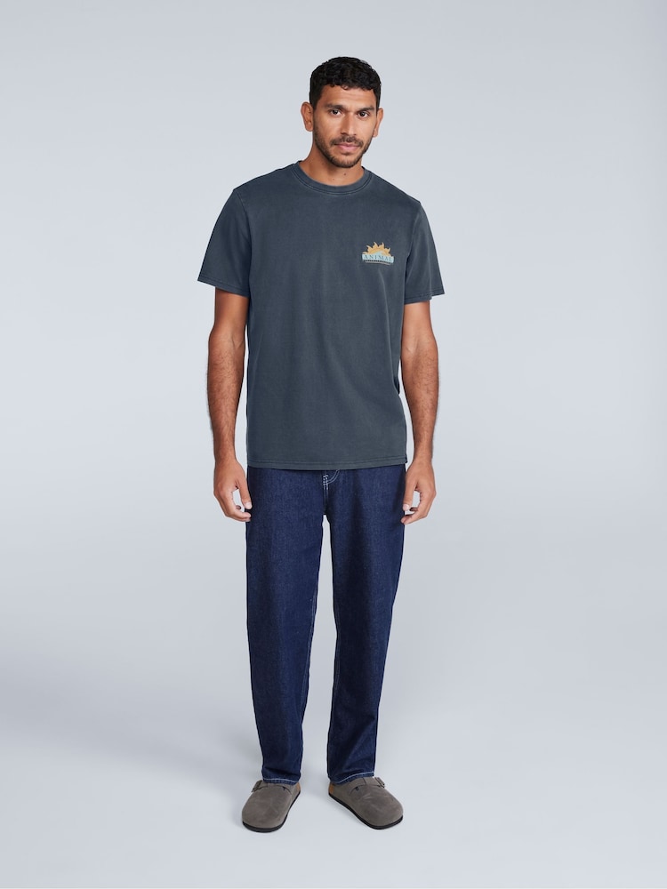 Animal Blue Mens Chase Relaxed 100% Cotton T-Shirt - Image 3 of 9