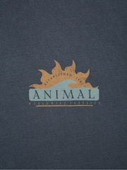 Animal Blue Mens Chase Relaxed 100% Cotton T-Shirt - Image 4 of 5