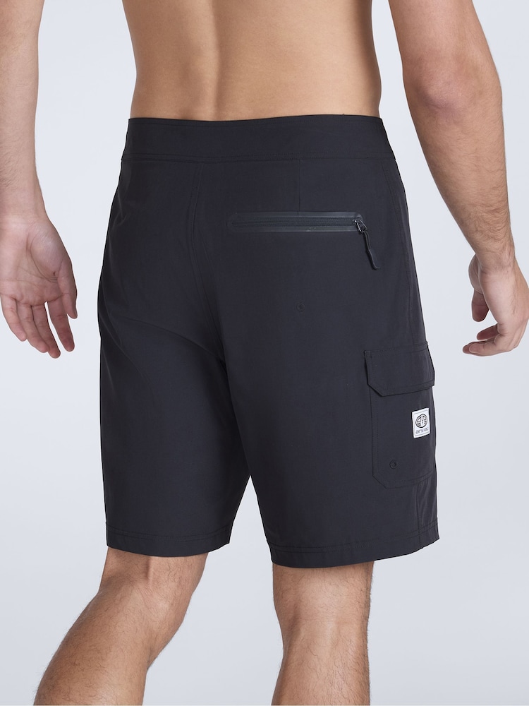 Animal Black Mens Brett Cargo UV Max Board Shorts - Image 3 of 9