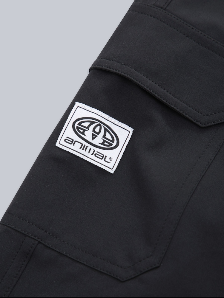 Animal Black Mens Brett Cargo UV Max Board Shorts - Image 8 of 9