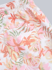 Animal White Womens  Reeva Printed Water Resistant Swim Shorts - Image 5 of 5