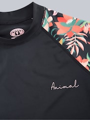 Preto - Animal de secagem rápida com estampa Lillie para Vest - Imagem 7 de 9