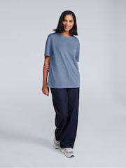 Animal Blue Womens Leena Boxy 100% Cotton T-Shirt - Image 3 of 4