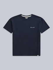 Animal Navy Blue Womens Leena Boxy 100% Cotton T-Shirt - Image 1 of 5
