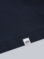 Animal Navy Blue Womens Leena Boxy 100% Cotton T-Shirt - Image 5 of 5
