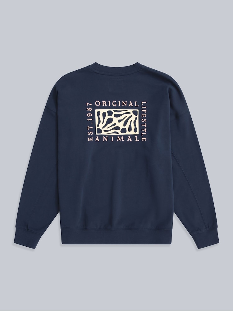 Animal Blue Womens Dakota Sweatshirt - Image 2 of 6