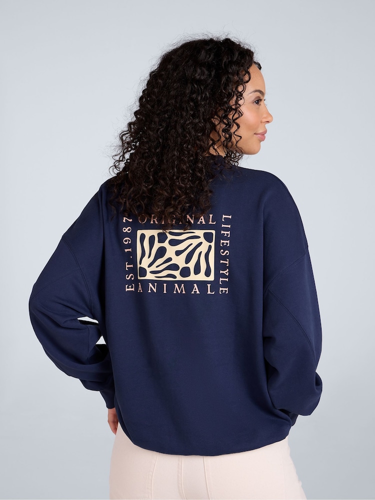 Animal Blue Womens Dakota Sweatshirt - Image 2 of 10 Animal Blue Womens Dakota Sweatshirt - Image 2 of 10