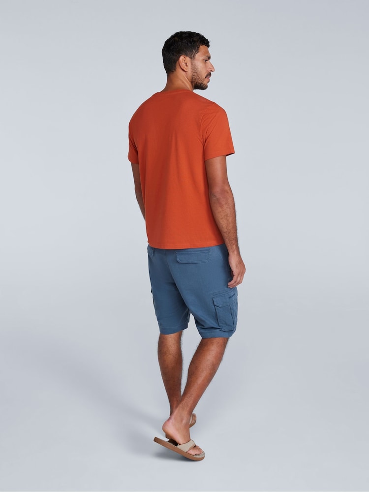 Animal Orange Classico Mens 100% Cotton T-Shirt - Image 4 of 4 Animal Orange Classico Mens 100% Cotton T-Shirt - Image 4 of 4