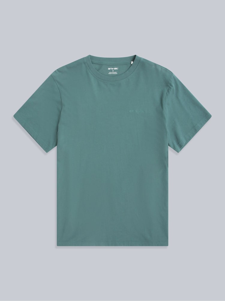 Animal Green Mens Icon Plain 100% Cotton T-Shirt - Image 1 of 4