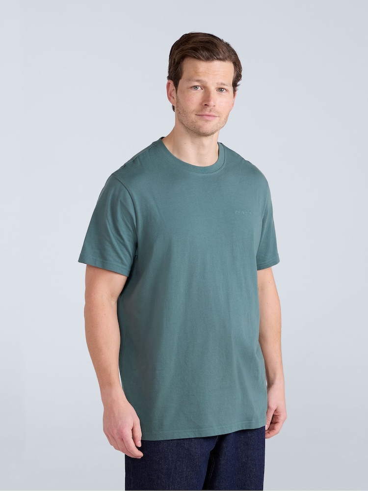 Animal Green Mens Icon Plain 100% Cotton T-Shirt - Image 1 of 8 Animal Green Mens Icon Plain 100% Cotton T-Shirt - Image 1 of 8